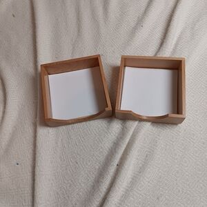 Montessori  Wood Paper Boxes
